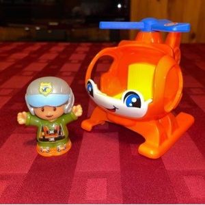 Fisher Price Little People - Helicopter/Pilot